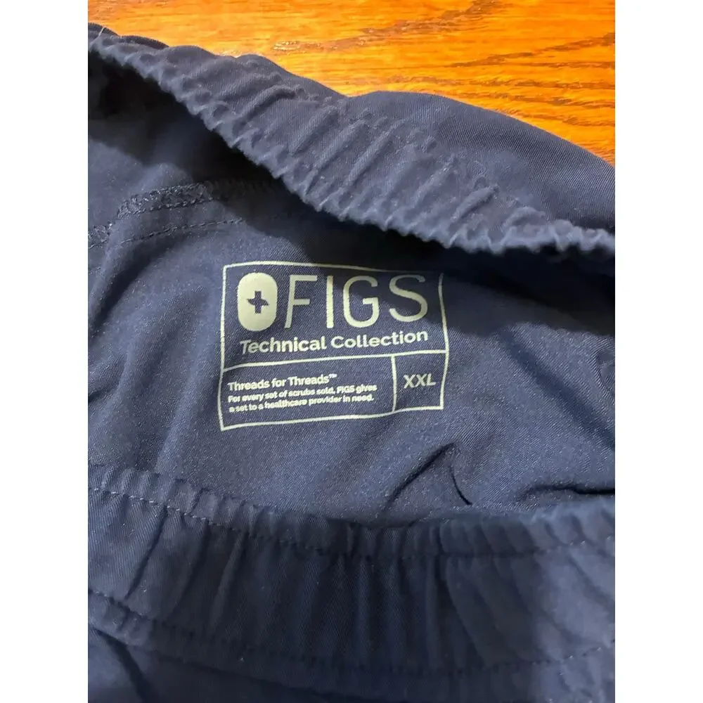 Figs Tansen Jogger Scrub Pants Navy Blue Men's XXL